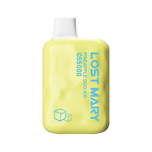 Lost Mary OS5000 Disposable 5000 Puff 10mL 00mg-50mg | MOQ 10 Pineapple Duo Ice