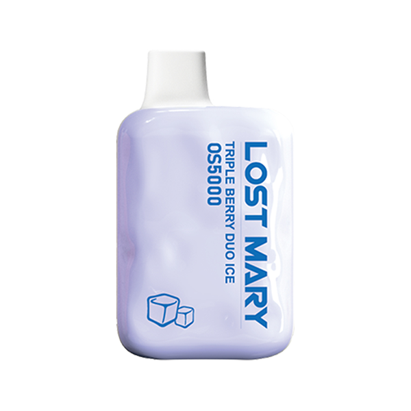 Lost Mary OS5000 Disposable 5000 Puff 10mL 00mg-50mg | MOQ 10 Triple Berry Duo Ice