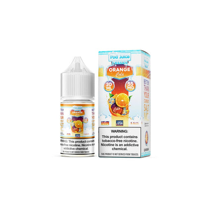 Pod Juice Salt TFN Series E-Liquid 30mL (Salt Nic) Orange Cola Freeze