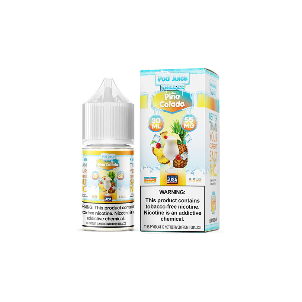 Pod Juice Salt TFN Series E-Liquid 30mL (Salt Nic) Pina Colada Freeze