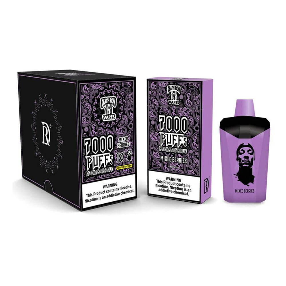 Death Row Vapes Disposable 7000 Puffs 12mL 50mg | MOQ 5 Mixed Berries