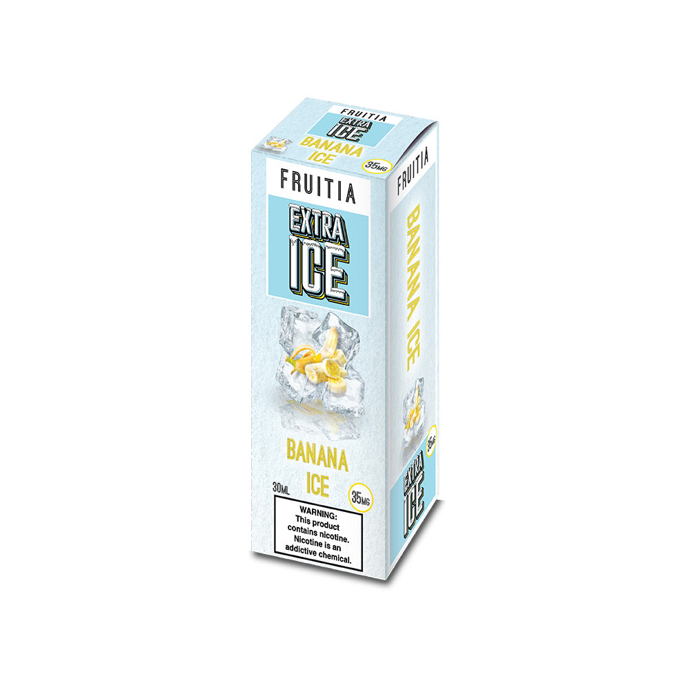 Fresh Farms FRUITIA Salt Series E-Liquid 30mL (Salt Nic) | Banana Ice with packaging