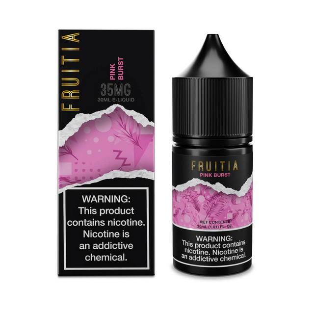 Fresh Farms FRUITIA Salt Series E-Liquid 30mL (Salt Nic) | Pink Burst with packaging