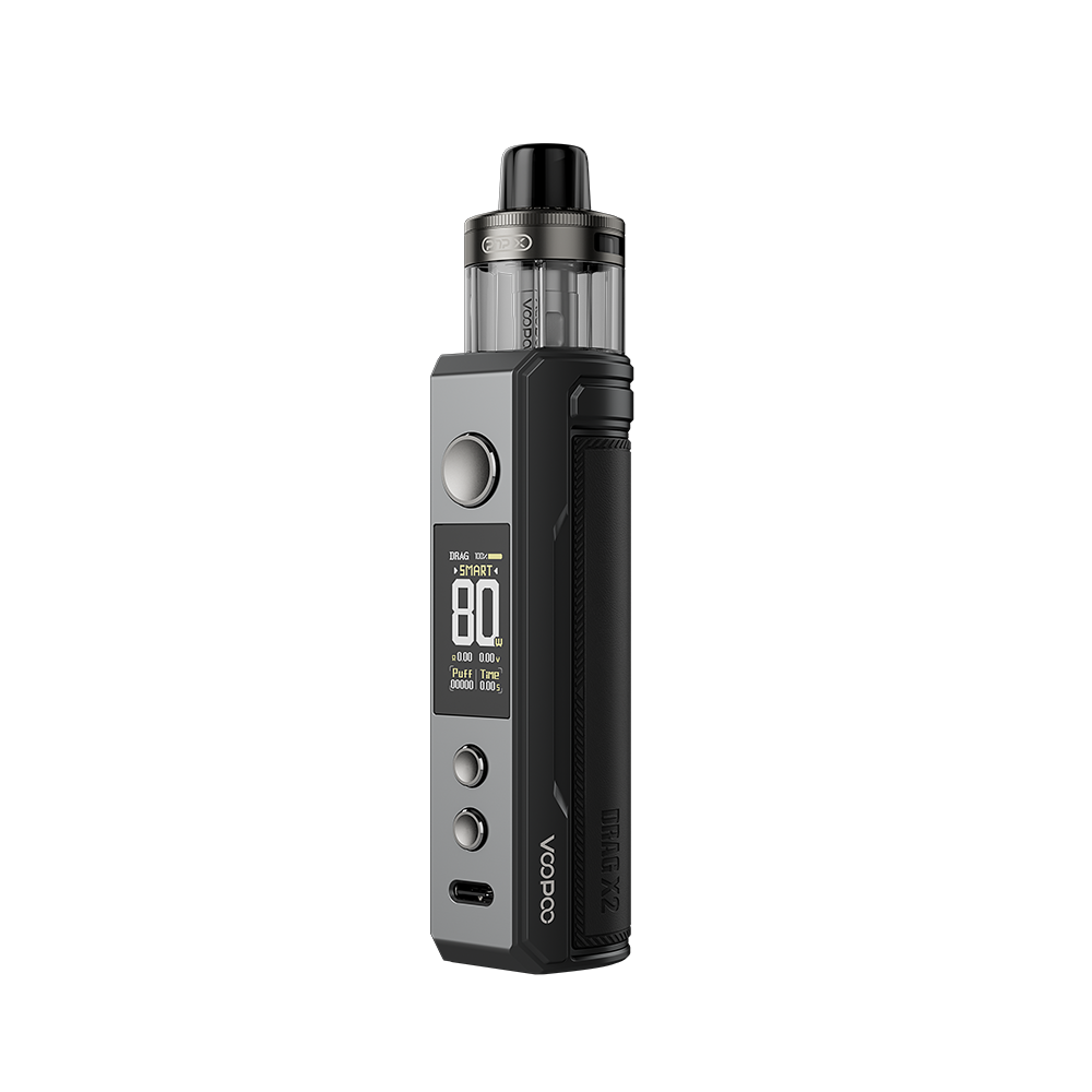 Voopoo Drag X2 80W Kit (Pod System) | Grey Metal