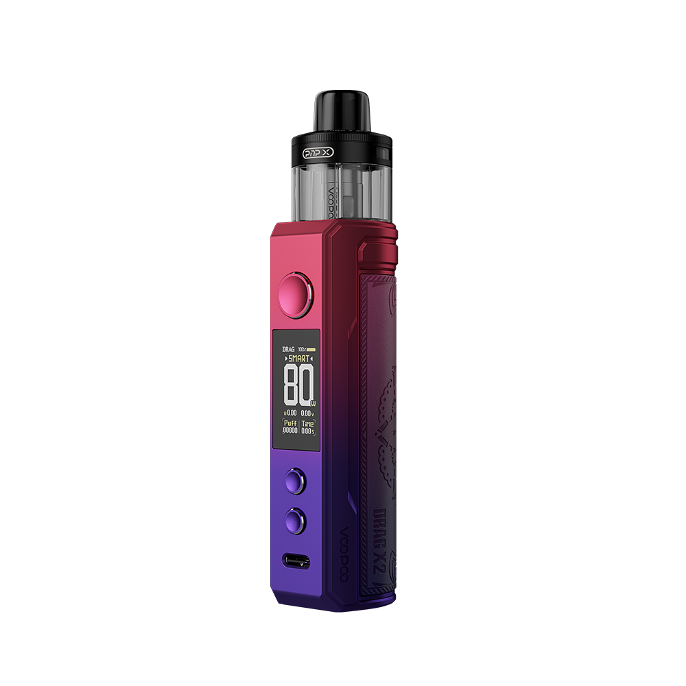 Voopoo Drag X2 80W Kit (Pod System) | Modern Red