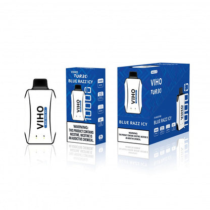 Viho Turbo Disposable 10000 Puffs (17mL) | 50mg | MOQ 5 Blue Razz Icy with packaging