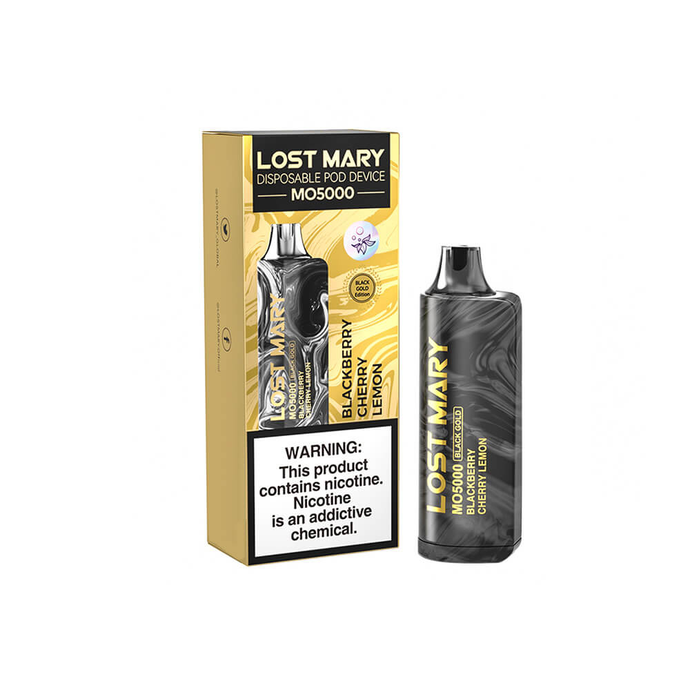 Lost Mary MO5000 Disposable 5000 Puff 10mL 40-50mg | MOQ 5 | Blackberry Cherry Lemon