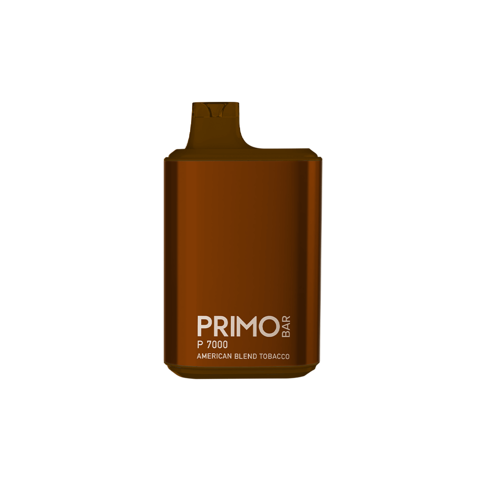 Primo Bar P7000 Disposable 7000 Puffs 14mL 50mg | + 700 Puff Mystery Flavor Disposable | MOQ 10 American Blend Tobacco