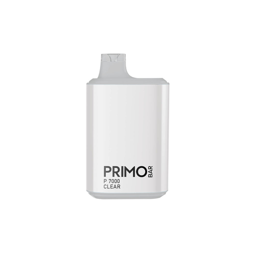 Primo Bar P7000 Disposable 7000 Puffs 14mL 50mg | + 700 Puff Mystery Flavor Disposable | MOQ 10 Clear