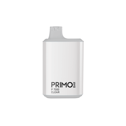 Primo Bar P7000 Disposable 7000 Puffs 14mL 50mg | + 700 Puff Mystery Flavor Disposable | MOQ 10 Clear