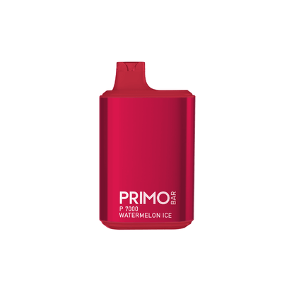 Primo Bar P7000 Disposable 7000 Puffs 14mL 50mg | + 700 Puff Mystery Flavor Disposable | MOQ 10 Watermelon Ice