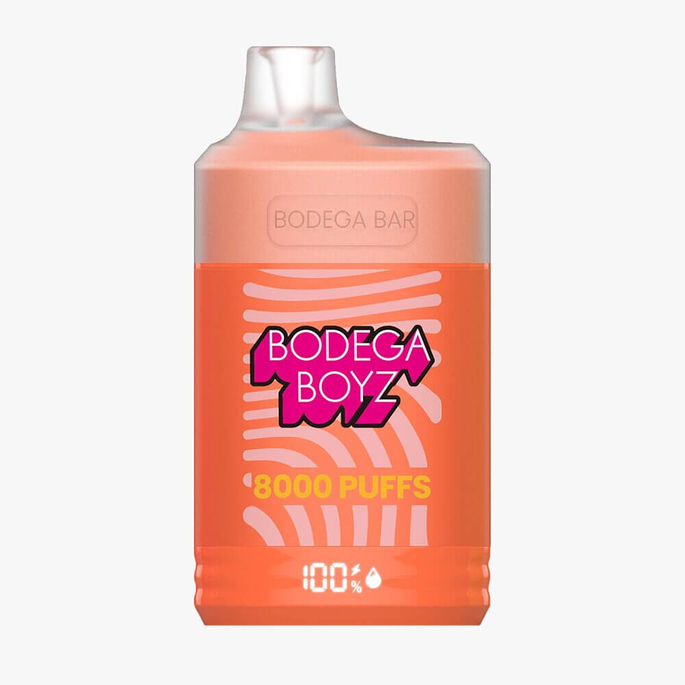 Bodega Bar Disposable 8000 Puffs 17mL 50mg | MOQ 10 Peach Mango Watermelon