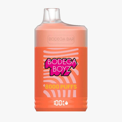 Bodega Bar Disposable 8000 Puffs 17mL 50mg | MOQ 10 Peach Mango Watermelon