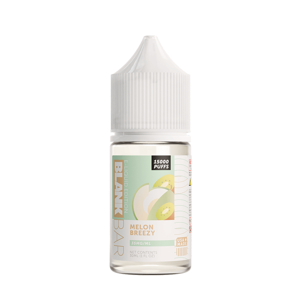 Blank Bar 15000 Puff Salt Series E-Liquid 30mL (Salt Nic) Melon Breezy