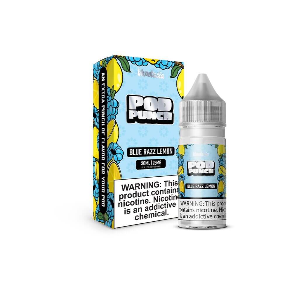  Vapetasia Salt Series E-Liquid 30mL (Salt Nic) Pod Punch Blue Razz Lemon with Packaging