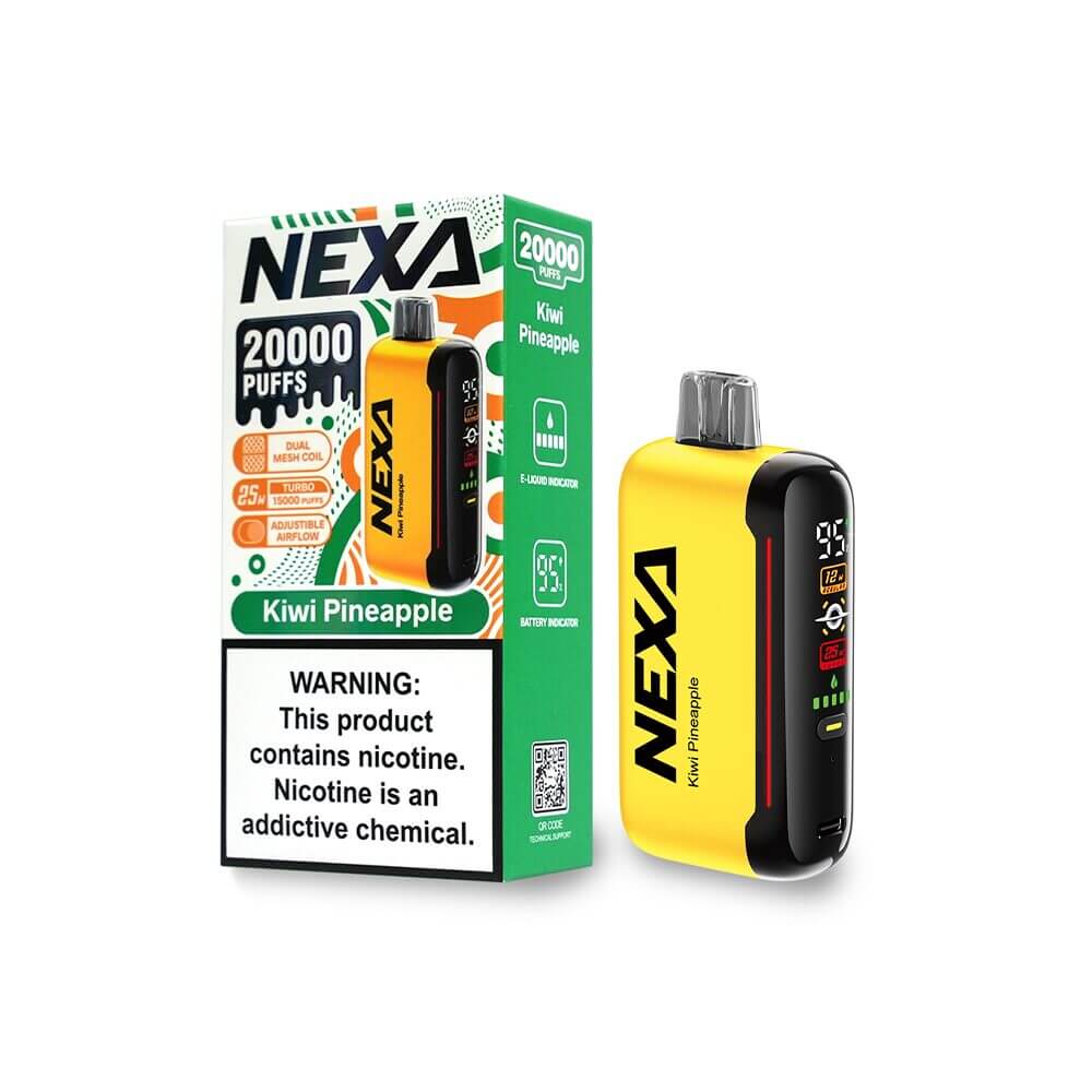 NEXA N20000 Disposable 20000 Puffs 20mL 50mg | MOQ 5 | Kiwi Pineapple with Packaging