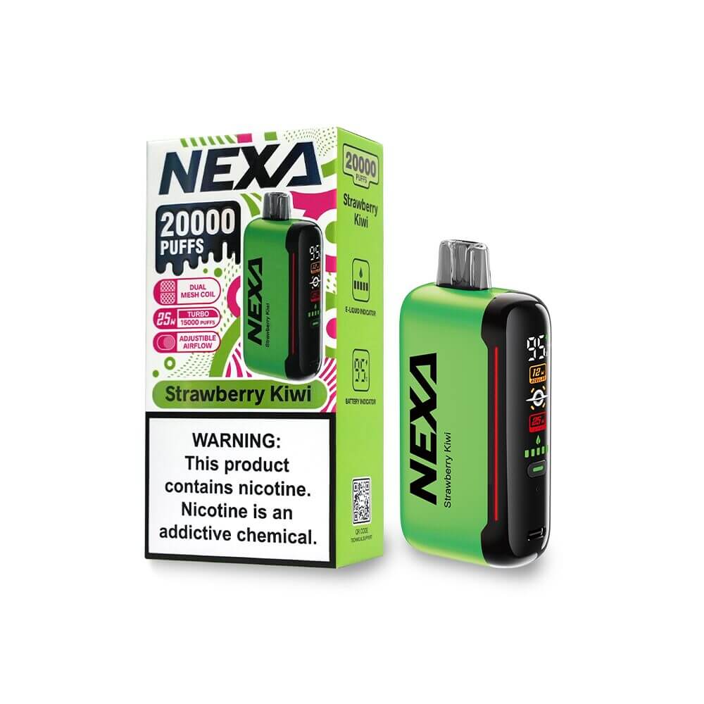 NEXA N20000 Disposable 20000 Puffs 20mL 50mg | MOQ 5 | Strawberry Kiwi  with Packaging