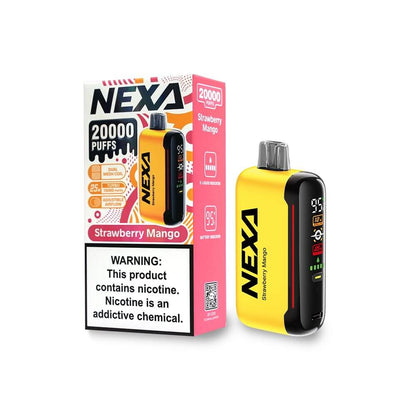 NEXA N20000 Disposable 20000 Puffs 20mL 50mg | MOQ 5 | Strawberry Mango with Packaging