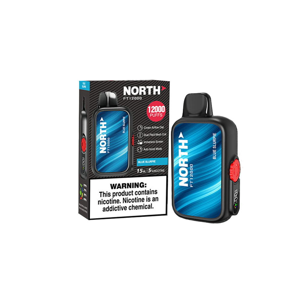 North FT12000 Disposable 12000 Puffs 15mL 50mg | MOQ 5 | Blue Slurpie