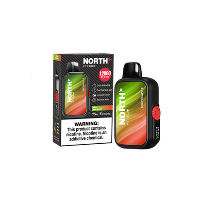 North FT12000 Disposable 12000 Puffs 15mL 50mg | MOQ 5 | Kiwi Pineapple