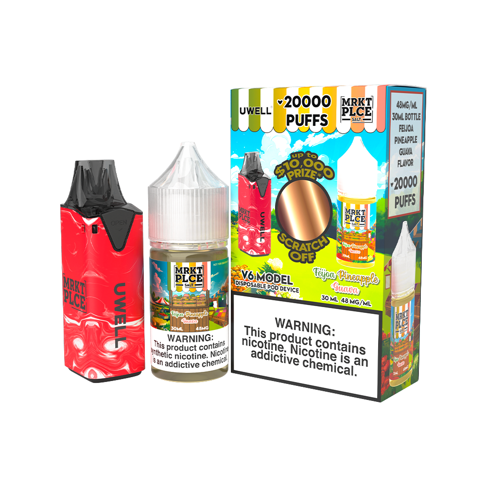 Collab Bundle – Uwell V6 Disposable Device + Daddy’s Vapor 30mL Juice | 