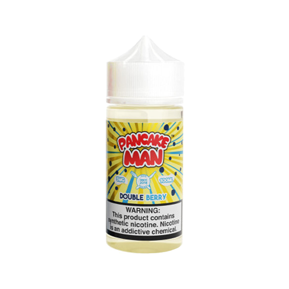 Pancake Man Series E-Liquid 100mL (Freebase) Double Berry Pancake