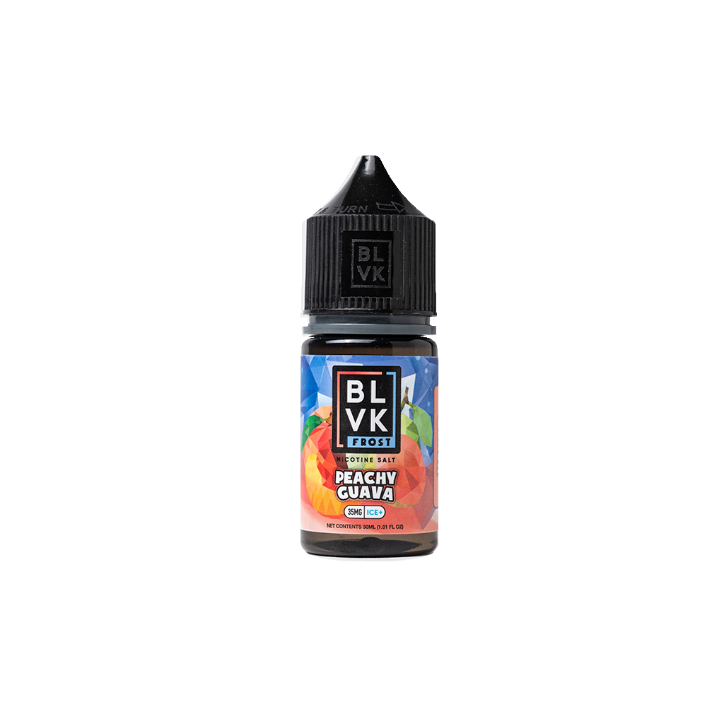 BLVK TFN Series Salt E-Liquid 30mL (Salt Nic) Frost - Peachy Guava