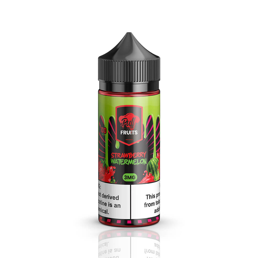 Puff Fruits & Fruit ICE Series E-Liquid 100mL (Freebase) Strawberry Watermelon