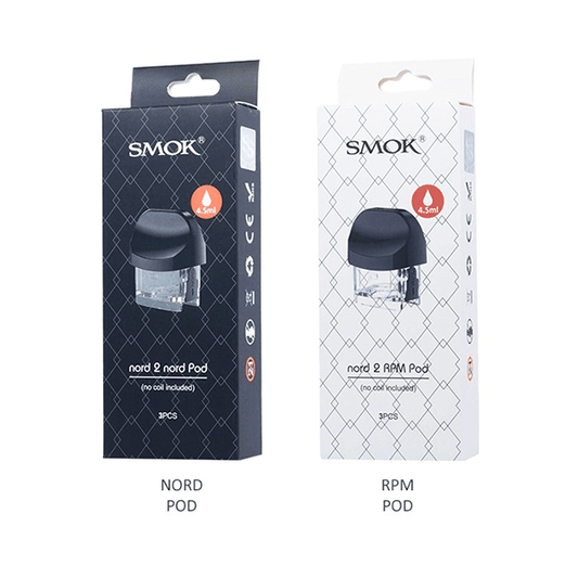 SMOK Nord 2 Pods (3-Pack) | Group Photo  with Packaging