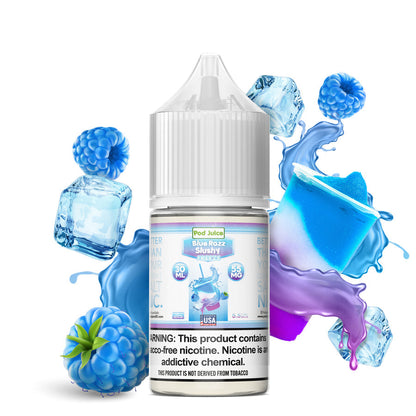 Pod Juice Salt TFN Series E-Liquid 30mL (Salt Nic) Blue Raz SLushy Freeze