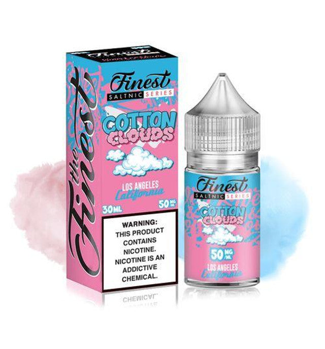 Finest Salt Series E-Liquid 30mL (Salt Nic) | Cotton Clouds with packaging