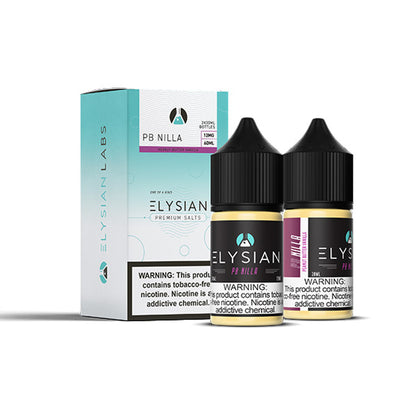 Elysian Salt Series E-Liquid x2-30mL (Salt Nic) | Pb Nilla with packaging