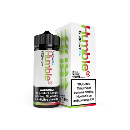 Humble TFN Series E-Liquid 120 mL Freebase Fruit Punch Ice with packaging