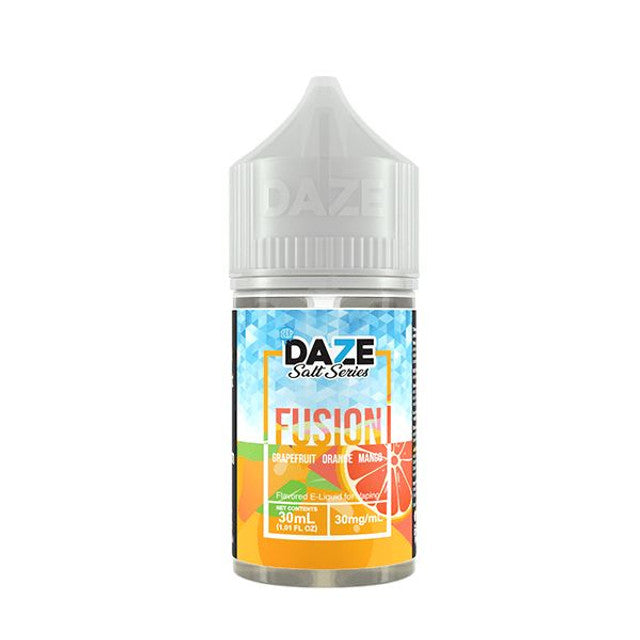 7Daze Fusion Salt Series E-Liquid 30mL (Salt Nic) Grapefruit Orange Mango Iced