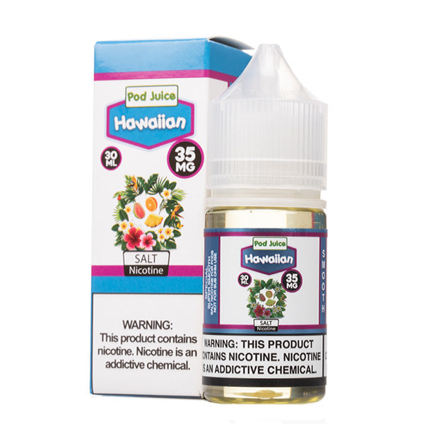 Pod Juice Salt Series E-Liquid 30mL Hawaiian with packaging