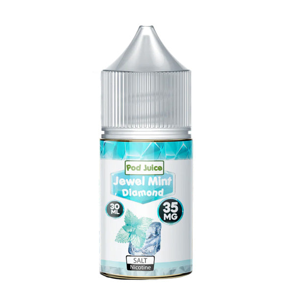 Pod Juice Salt TFN Series E-Liquid 30mL (Salt Nic) Jewel Mint Diamond