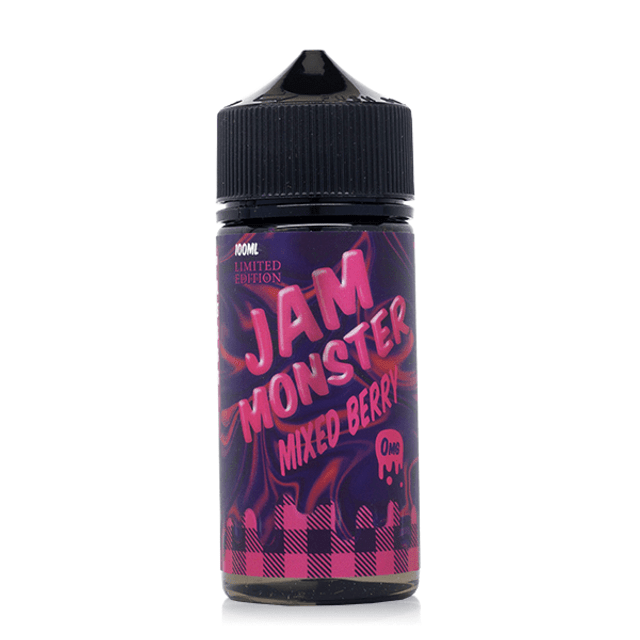 Jam Monster Original Series E-Liquid 100mL (Freebase) Mixed Berry 