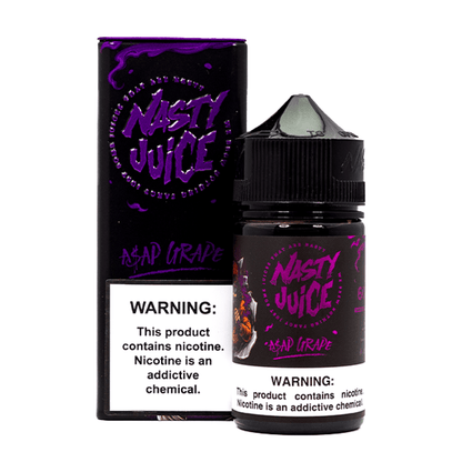 Nasty Juice E-Liquid 60mL (Freebase) | Asap Grape with Packaging