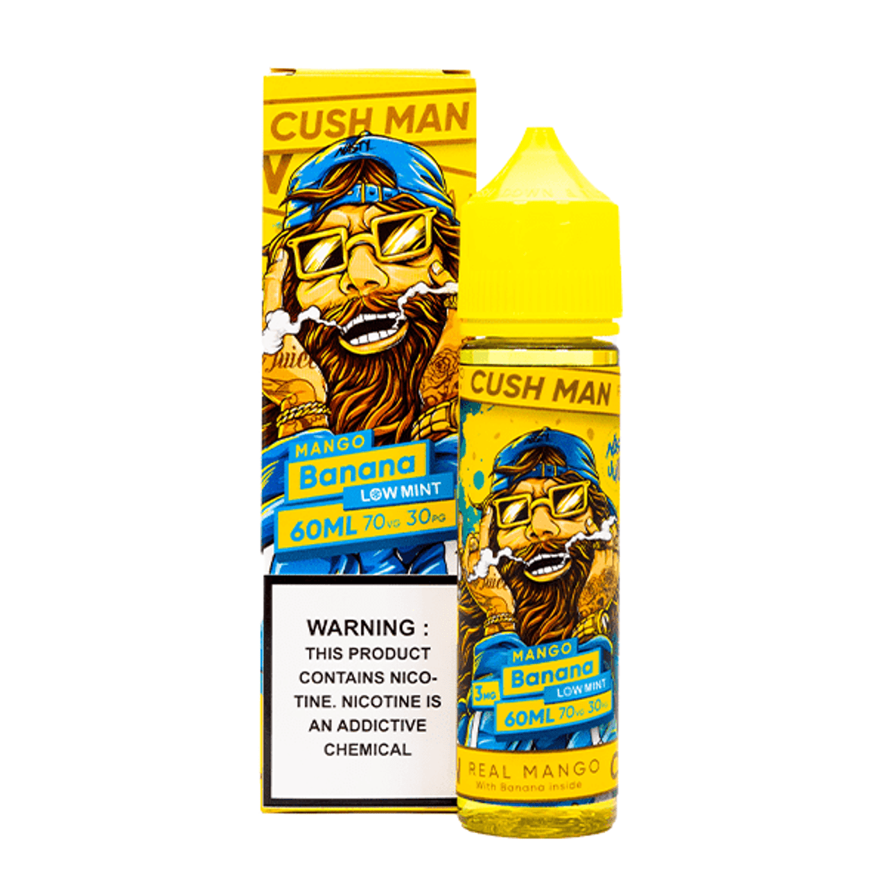 Nasty Juice E-Liquid 60mL Freebase Cushman Banana with Packaging