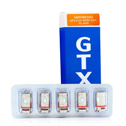 GTX - Mesh 0.8ohm (5-Pack) | GTX - Mesh 0.2ohm with Packaging