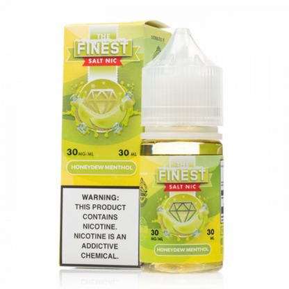 Finest Salt Series E-Liquid 30mL (Salt Nic) | Honeydew Menthol with packaging