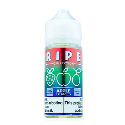 Vape 100 Ripe Series E-Liquid 100mL (Freebase) | Apple Berries