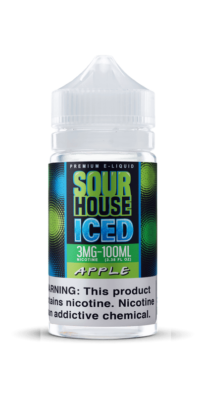 Sour House E-Juice 100mL (Freebase) | Apple Iced