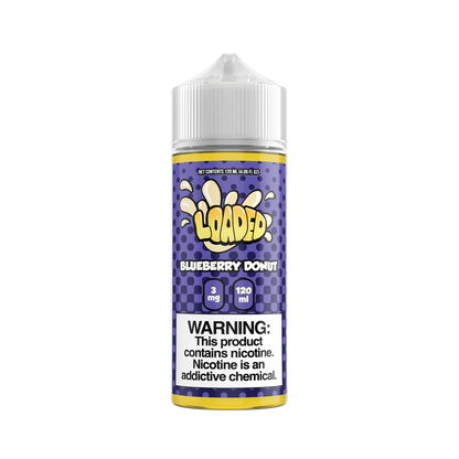 LOADED Series E-Liquid 120mL (Freebase) | Blueberry Donut