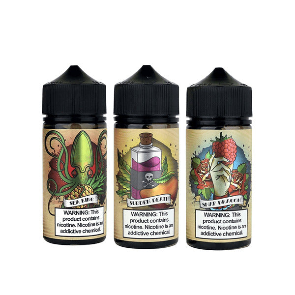 Bora Series E-Liquid 100mL (Freebase) | Group Photo