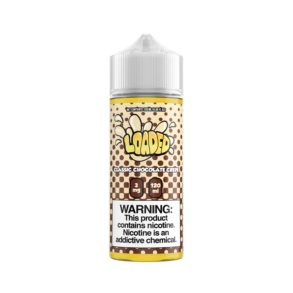 LOADED Series E-Liquid 120mL (Freebase) | Classic Chocolate Crepe