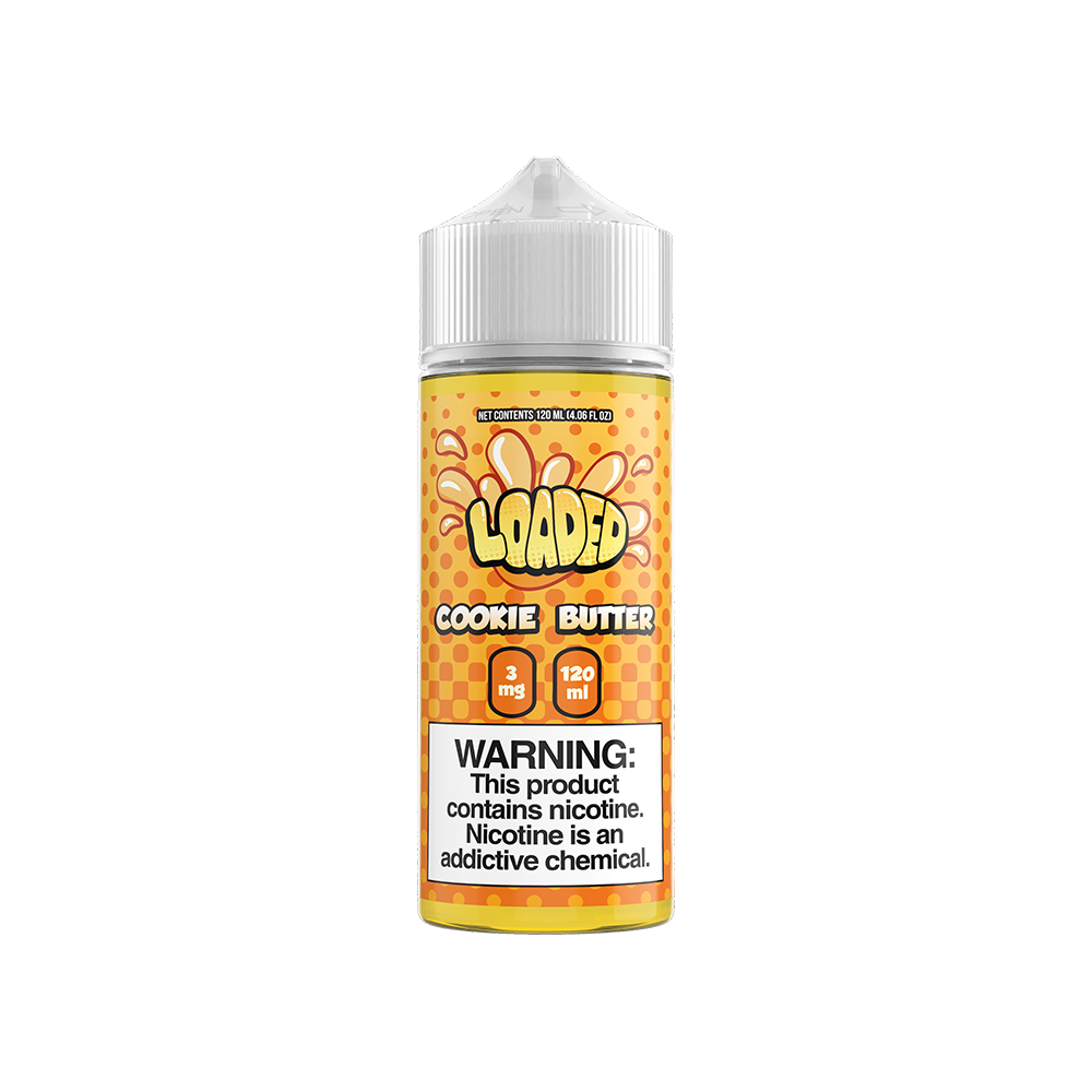 LOADED Series E-Liquid 120mL (Freebase) | Cookie Butter