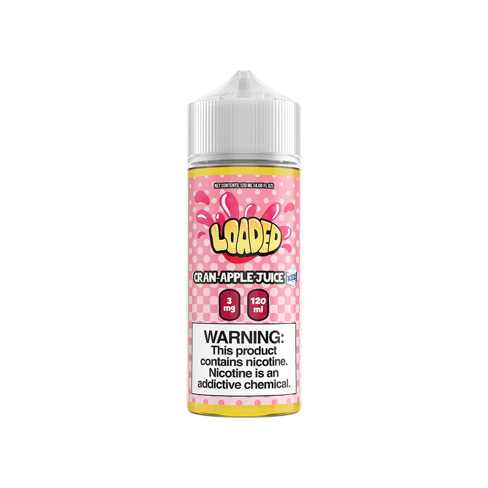 LOADED Series E-Liquid 120mL (Freebase) | Cran Apple Juice Iced