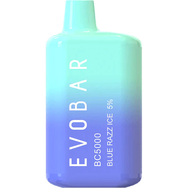 Evo Bar ET BC5000 Disposable 5000 Puff 13mL 50mg | MOQ 10 | Blue Razz Ice