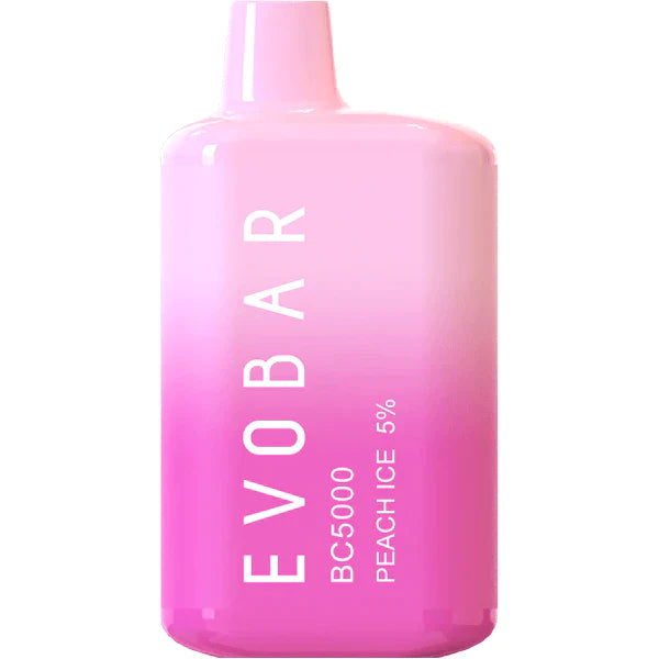 Evo Bar ET BC5000 Disposable 5000 Puff 13mL 50mg | MOQ 10 | Peach Ice